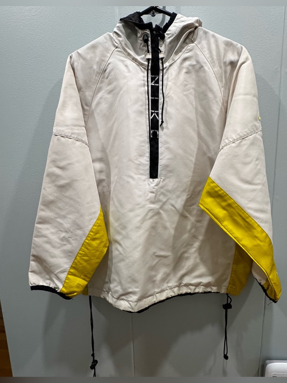 Vintage Nike 90s Colorblock Half Zip Hooded Windbreaker Oversized M